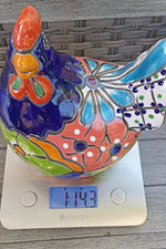 Ceramic Rooster, Talavera Pottery, Handmade in Mexico, Outdoor Home Decor, Garden or Porch Decor, Yard Art, Unique Gift for Chicken Lovers