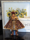 Pilgrim Mexican Art, Handmade Sculpture from Oaxaca Mexico, Shelf Decor / Home Decor, Original Art, Handpainted Figurine