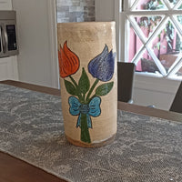 Ceramic Floral Planter for Outdoor Decor, Home Decor, Shelf Decor, Mexican Pottery, Handmade Flower Pot & Indoor Planter, Dried Flower Vase
