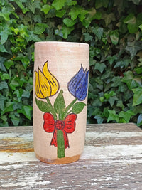 Ceramic Floral Planter for Outdoor Decor, Home Decor, Shelf Decor, Mexican Pottery, Handmade Flower Pot & Indoor Planter, Dried Flower Vase
