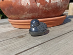 Cute Birdie Home Decor, Barro Negro, Black Clay, Handmade Mexican Pottery from San Bartolo near Oaxaca, Mexico