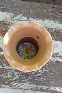Ceramic Floral Planter for Outdoor Decor, Home Decor, Shelf Decor, Mexican Pottery, Handmade Flower Pot or Indoor Planter, Dried Flower Vase