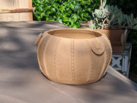Ceramic Planter, Cactus Flower Pot, Handmade Mexican Pottery from Santa Maria Atzompa, Mexico, Home Decor, Indoor, Outdoor Decor, Plant Pot