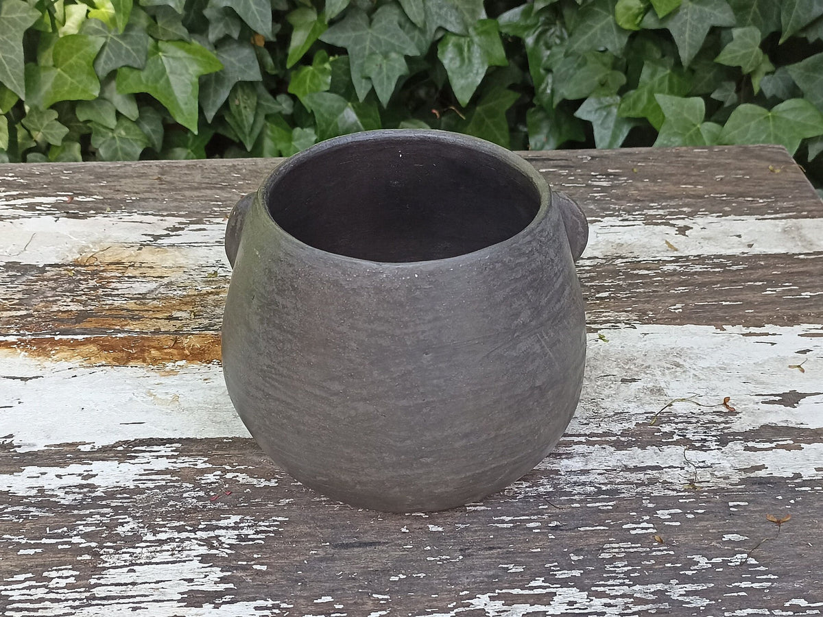 Whistler Face Planter is Handmade Mexican Pottery from Atzompa, Mexico, Home Decor, Indoor or Outdoor Decor