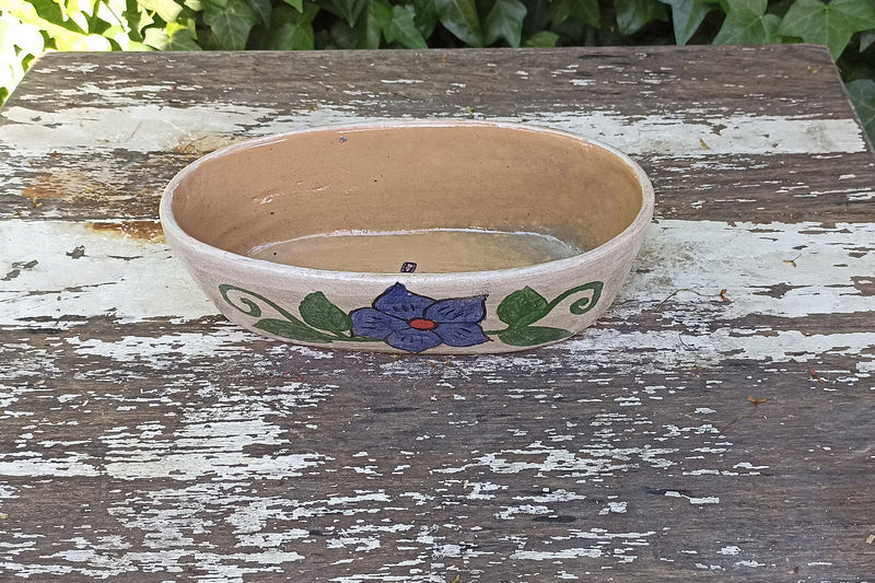 Succulent Planters, Talavera Pottery, Indoor Windowsill Planter, Cute Succulent Planter Box, Herb Planters Indoor, Red & Blue Flowers