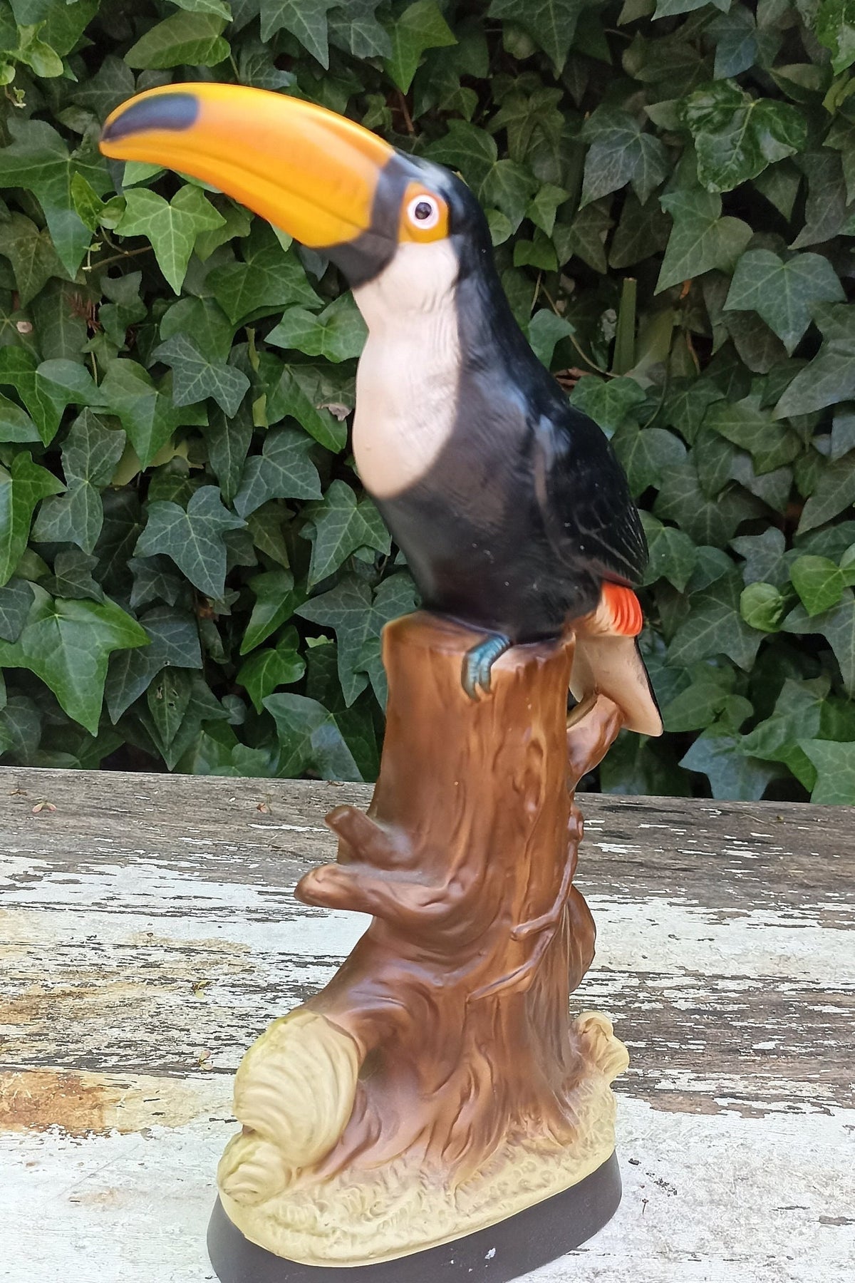 Cute Vintage Japanese Toucan Pair Home Decor, Ceramic Toucans from the 1960s, Price is for both Toucans
