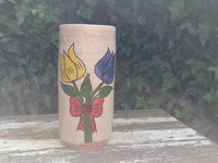 Ceramic Floral Planter for Outdoor Decor, Home Decor, Shelf Decor, Mexican Pottery, Handmade Flower Pot & Indoor Planter, Dried Flower Vase