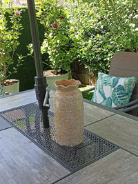 Stunning Planter with Etched Floral Designs, Handmade Mexican Pottery from Santa Maria Atzompa, Mexico, Classic Design
