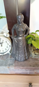 Dancing Lady Home Decor, Stunning Barro Negro Black Clay Handmade Mexican Pottery from San Bartolo near Oaxaca, Mexico