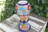 Stunning Ginger Jar, Mexican Pottery Ceramic Talavera Vase, Decorative Container