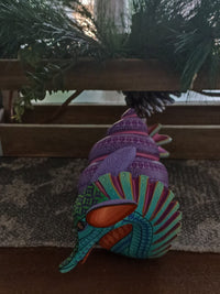 Snail Fusion Alebrije, Oaxaca Mexico Folk Art, Handmade Home Decor, Original Wood Sculpture, Carved Animal, Unique Gift