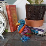 Vulture Alebrije Figurine, Handmade Home Decor, Folk Art from Oaxaca Mexico, Original Wood Sculpture, Carved Vulture, Unique Gifts