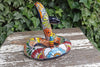 Talavera Rattlesnake, Ceramic Rattlesnake Figurine, Rattlesnake Gifts, Garden Statue, Talavera Pottery, Handmade, Hand Painted in Mexico