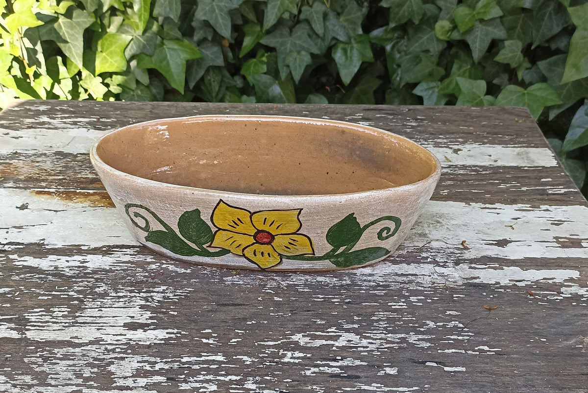 Succulent Planters, Talavera Pottery, Indoor Windowsill Planter, Cute Succulent Planter Box, Herb Planters Indoor, Red & Yellow Flower
