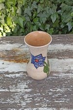 Decorative Flower Vase, Handmade Mexican Pottery from Atzompa, Mexico, Home Decor, Indoor or Outdoor Decor, Charming Plant Pot