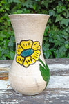 Decorative Flower Vase, Handmade Mexican Pottery from Atzompa, Mexico, Home Decor, Indoor or Outdoor Decor, Charming Plant Pot