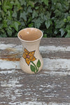 Decorative Flower Vase, Handmade Mexican Pottery from Atzompa, Mexico, Home Decor, Indoor or Outdoor Decor, Charming Plant Pot