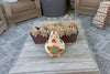 Ceramic Chicken Planter, Flower Pot, Handmade Mexican Pottery from Atzompa, Mexico, Home Decor, Indoor or Outdoor Decor, Charming Plant Pot
