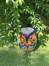 Gorgeous 14" Owl Flower Pot, Talavera Ceramic Planter, Handmade Pottery, Outdoor Garden Decor, Indoor Home Decor, Unique Gift for Birders