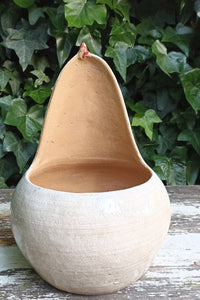 Ceramic Chicken Planter, Flower Pot, Handmade Mexican Pottery from Atzompa, Mexico, Home Decor, Indoor or Outdoor Decor, Charming Plant Pot
