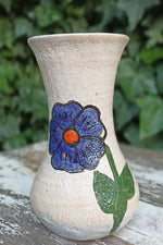 Decorative Flower Vase, Handmade Mexican Pottery from Atzompa, Mexico, Home Decor, Indoor or Outdoor Decor, Charming Plant Pot