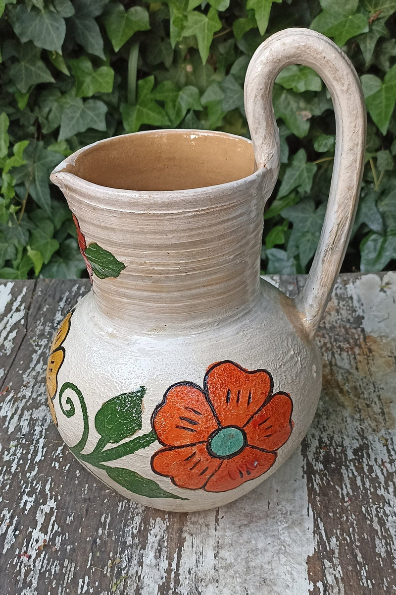 Pitcher Flower Pot, Talavera Ceramic Planter, Handmade Pottery, Outdoor Garden Decor, Indoor Home Decor, Unique Housewarming Gift