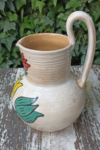 Pitcher Planter, Ceramic Flower Pot, Handmade Mexican Pottery from Atzompa, Mexico, Home Decor, Indoor or Outdoor Decor, Charming Plant Pot