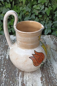 Pitcher Planter, Ceramic Flower Pot, Handmade Mexican Pottery from Atzompa, Mexico, Home Decor, Indoor or Outdoor Decor, Charming Plant Pot