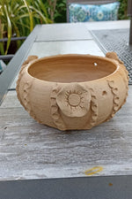 Ceramic Planter, Cactus Flower Pot, Handmade Mexican Pottery from Santa Maria Atzompa, Mexico, Home Decor, Indoor, Outdoor Decor, Plant Pot