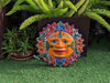 Talavera Sun Wall Art Decor, Ceramic Sun Figurine, Mexican Pottery