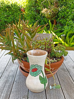 Decorative Flower Vase, Handmade Mexican Pottery from Atzompa, Mexico, Home Decor, Indoor or Outdoor Decor, Charming Plant Pot