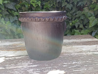 Sad Face Planter, Clay Flower Pot, Handmade Mexican Pottery from Atzompa, Mexico, Home Decor, Indoor or Outdoor Decor, Barro Negro Plant Pot