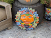 Talavera Sun Wall Art Decor, Ceramic Sun Figurine, Mexica Pottery, Outdoor Decor