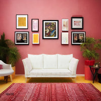 Art Print Wall Decor: Parrot Party | Frameable Gallery Wall Art used as Art Print for Living Room Wall Decor, Home Decor, Mexican Art