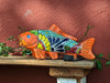 Ceramic Fish, Talavera Pottery Handmade in Mexico, Fish Home Decor, Garden or Porch Decor, Yard Art, Unique Gift for Fish Lovers