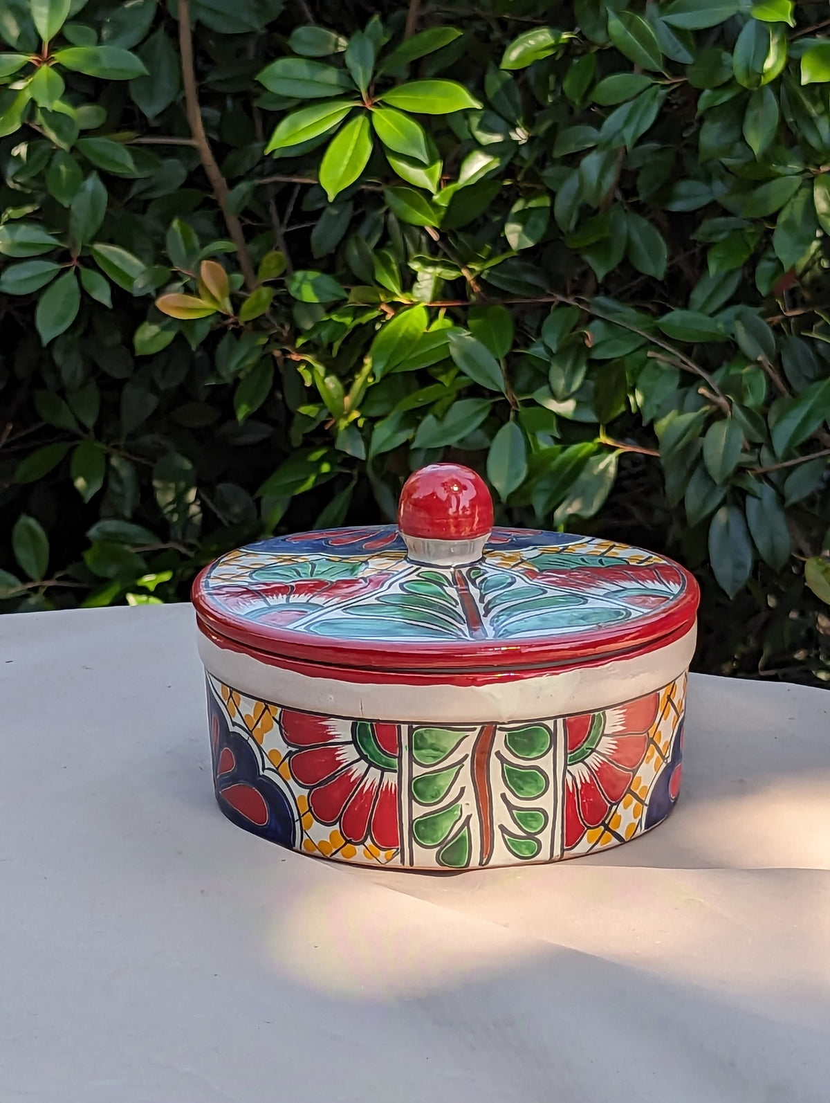 Tortilla Warmer, Talavera Pottery, Ceramic Tortilla Holder, Handmade Mexican Decor, Taco Warmer, Bread Warmer