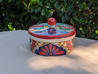 Tortilla Warmer, Talavera Pottery, Ceramic Tortilla Holder, Handmade Mexican Decor, Taco Warmer, Bread Warmer