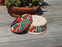Tortilla Warmer, Talavera Pottery, Ceramic Tortilla Holder, Handmade Mexican Decor, Taco Warmer, Bread Warmer