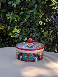 Tortilla Warmer, Talavera Pottery, Ceramic Tortilla Holder, Handmade Mexican Decor, Taco Warmer, Bread Warmer