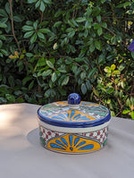 Tortilla Warmer, Talavera Pottery, Ceramic Tortilla Holder, Handmade Mexican Decor, Taco Warmer, Bread Warmer