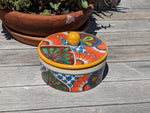 Tortilla Warmer, Talavera Pottery, Ceramic Tortilla Holder, Handmade Mexican Decor, Taco Warmer, Bread Warmer