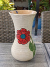 Decorative Flower Vase, Handmade Mexican Pottery from Atzompa, Mexico, Home Decor, Indoor or Outdoor Decor, Charming Plant Pot