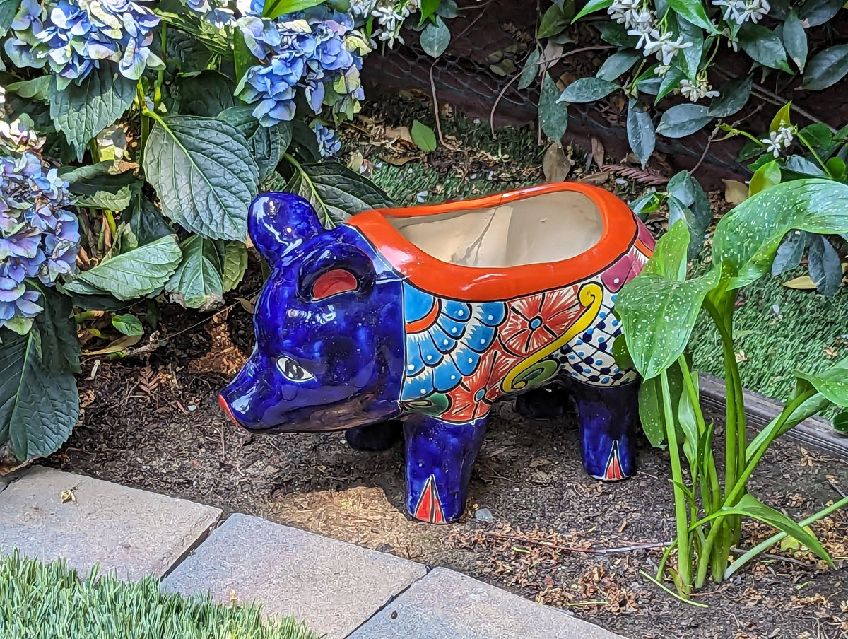 cute outdoor plant pots Ceramic Planter, Cute Pig Flower Pot, Pig Decor, Flower Pots Outdoor, – LUV2BRD