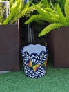 Talavera Flower Pot, Stunning Garden Decor & Yard Art, Ceramic Planter, Handmade Mexican Pottery, Eye-catching Porch Decor or Indoor Planter