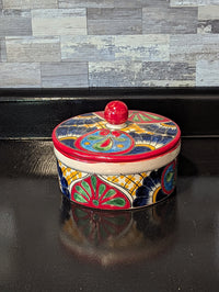 Tortilla Warmer, Talavera Pottery, Ceramic Tortilla Holder, Handmade Mexican Decor, Taco Warmer, Bread Warmer