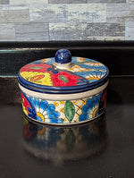 Tortilla Warmer, Talavera Pottery, Ceramic Tortilla Holder, Handmade Mexican Decor, Taco Warmer, Bread Warmer