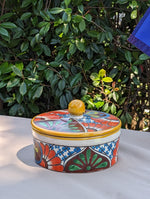 Tortilla Warmer, Talavera Pottery, Ceramic Tortilla Holder, Handmade Mexican Decor, Taco Warmer, Bread Warmer