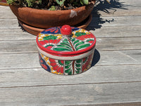 Tortilla Warmer, Talavera Pottery, Ceramic Tortilla Holder, Handmade Mexican Decor, Taco Warmer, Bread Warmer
