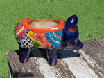 Ceramic Planter, Cute Pig Flower Pot, Pig Decor, Flower Pots Outdoor, Talavera Pottery, Handmade, Cute Pig Gift, Ceramic Pig Figurine