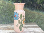 Ceramic Floral Planter for Outdoor Decor, Home Decor, Shelf Decor, Mexican Pottery, Handmade Flower Pot or Indoor Planter, Silk Flower Vase